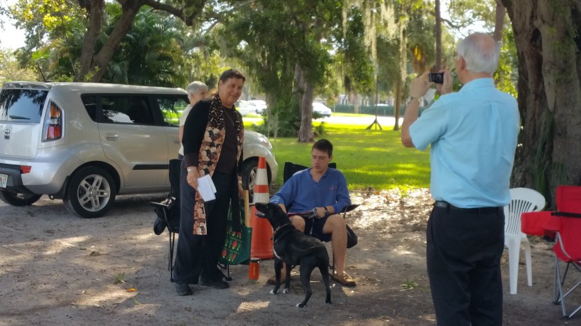 Rev. Wells, Nalla, Malcolm & Bill Parsons