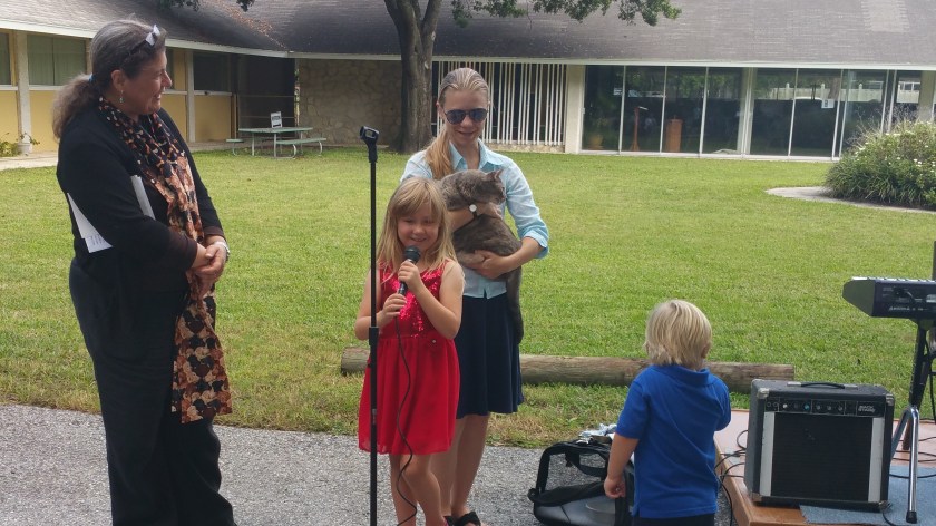 Laura, Katie, Dorian & Mia (cat)