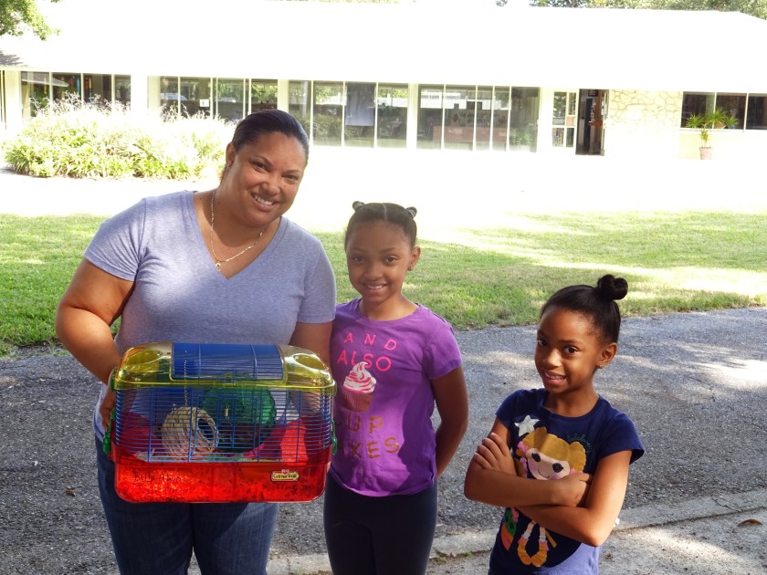 Christy, Amaiya , and Kai’Lyn & Billie, Alvin, Jason, Washington, Preston…. (hamster)