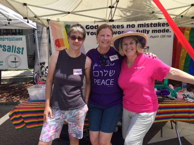 (L to R) Grace Lewis, Melanie Moore, Sue Sherwood (all from Lakewood UCC)